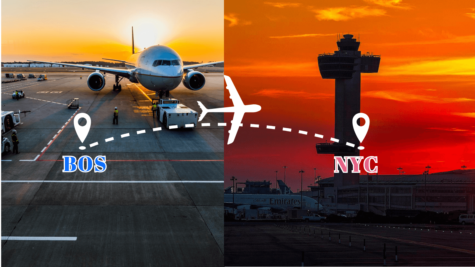 Book cheap Boston to New York flights online