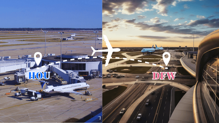 Book IAH to DFW flights at low prices