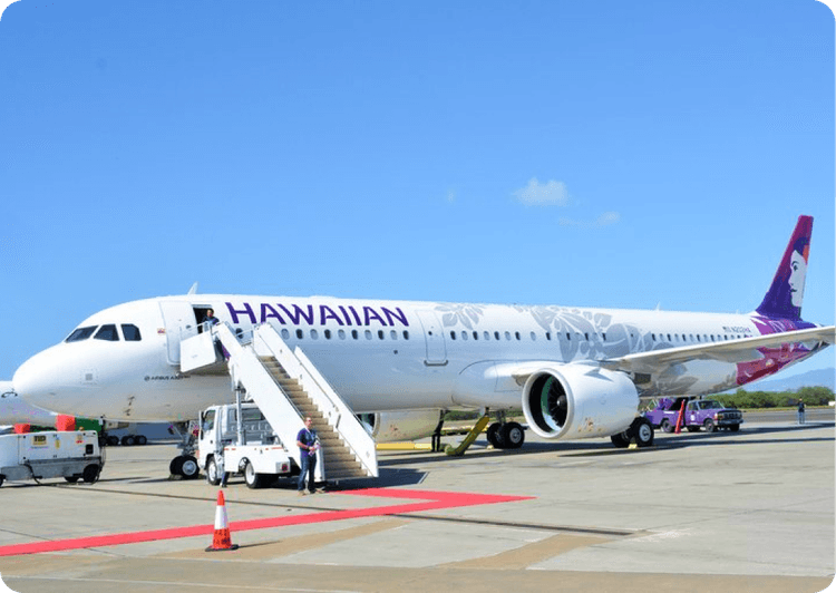 Hawaiian Airlines flight search page – book cheap flights