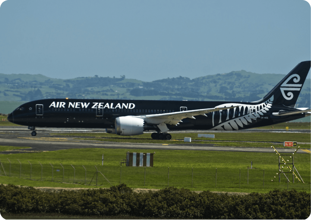 Book your Air New Zealand flight today with TravoFinder