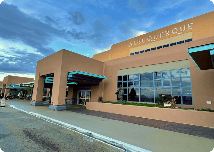 Online flight booking to Albuquerque International Sunport