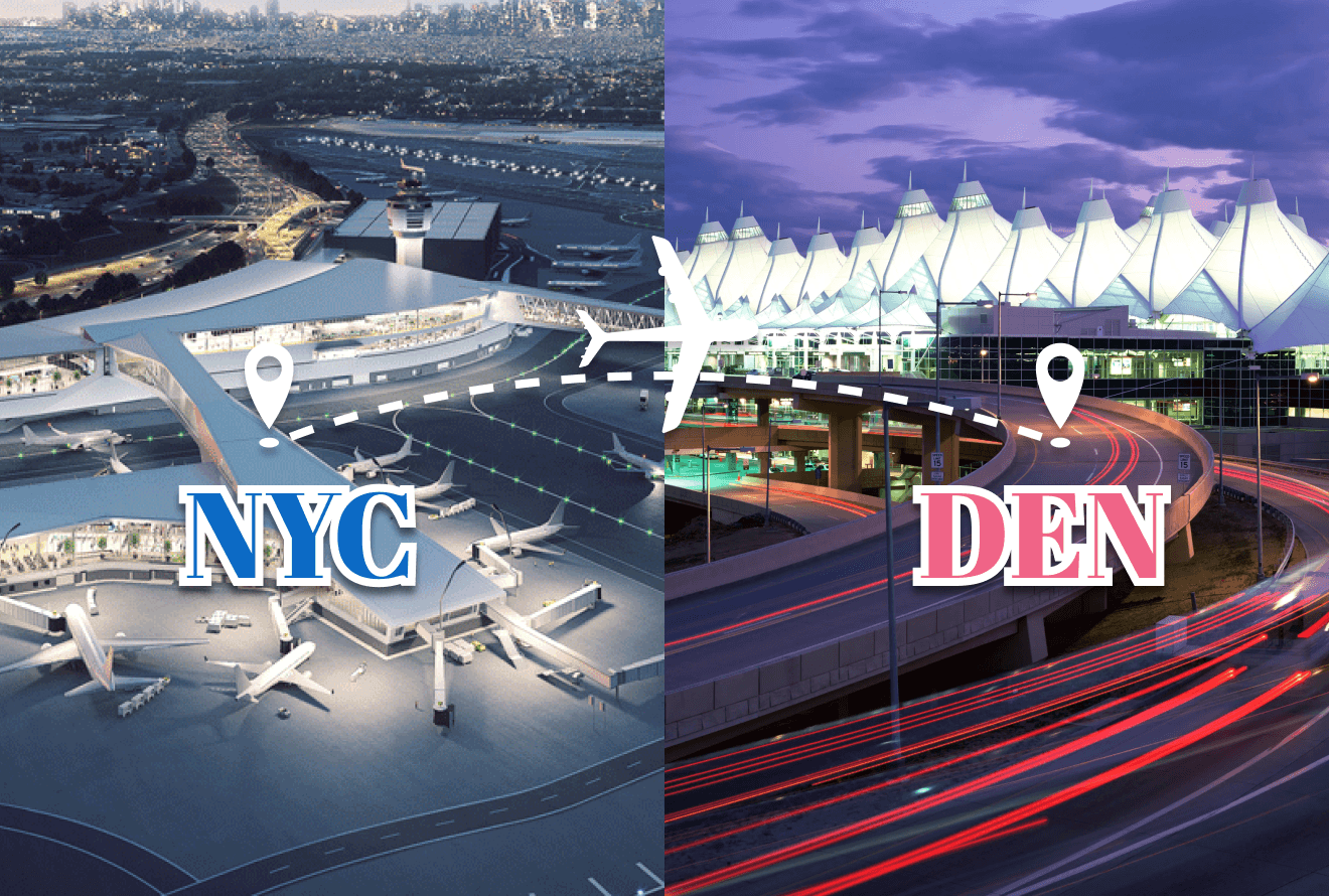 Book Flight From From NYC to DEN