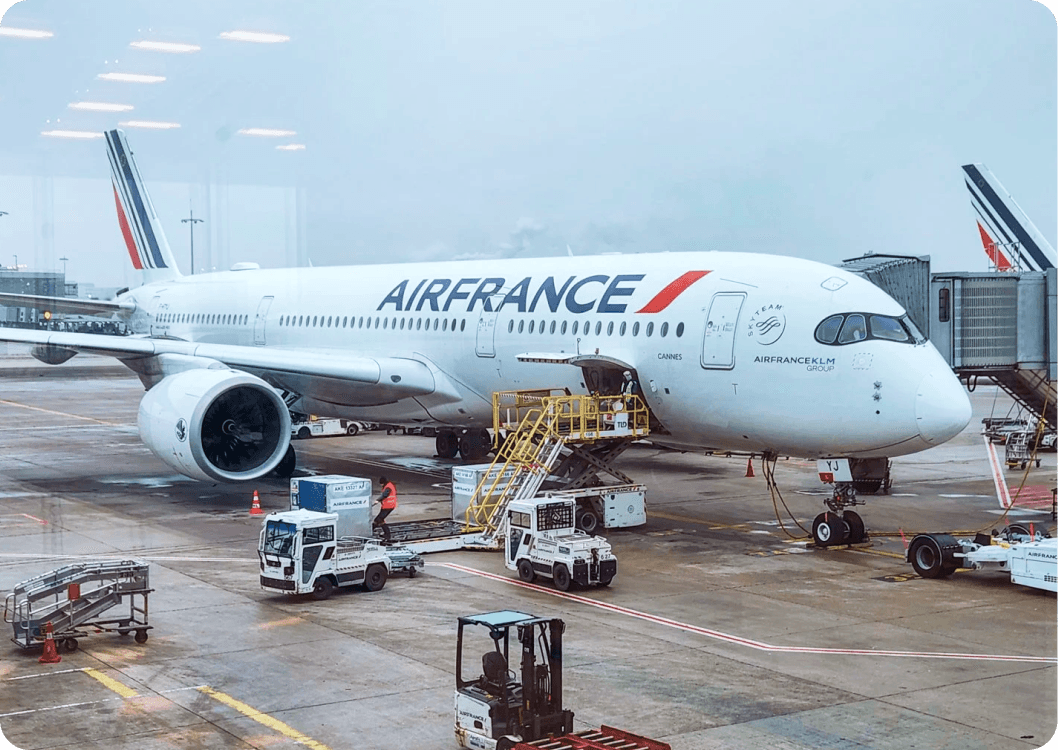 Search and book Air France flights online on Travofinder